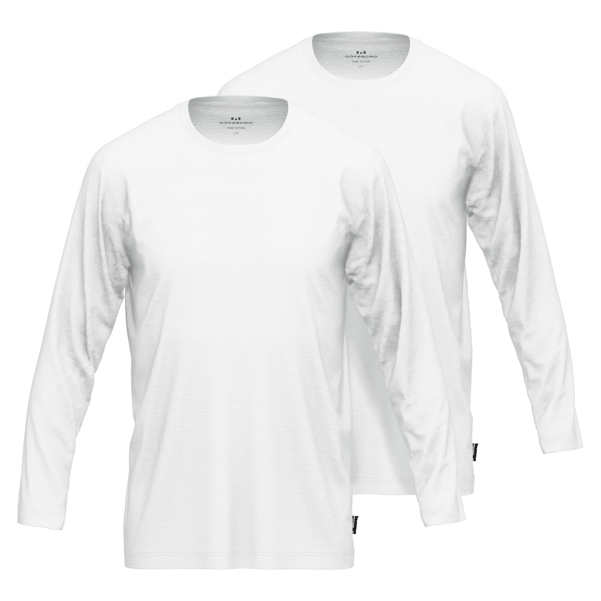 Langarmshirt 2P Herren Longsleeve - Bild 1