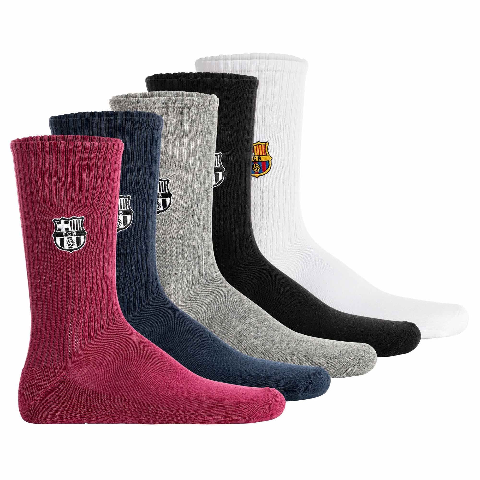 FCB Crew Socks 5-Pack Embroidery Unisex Socken - Bild 1