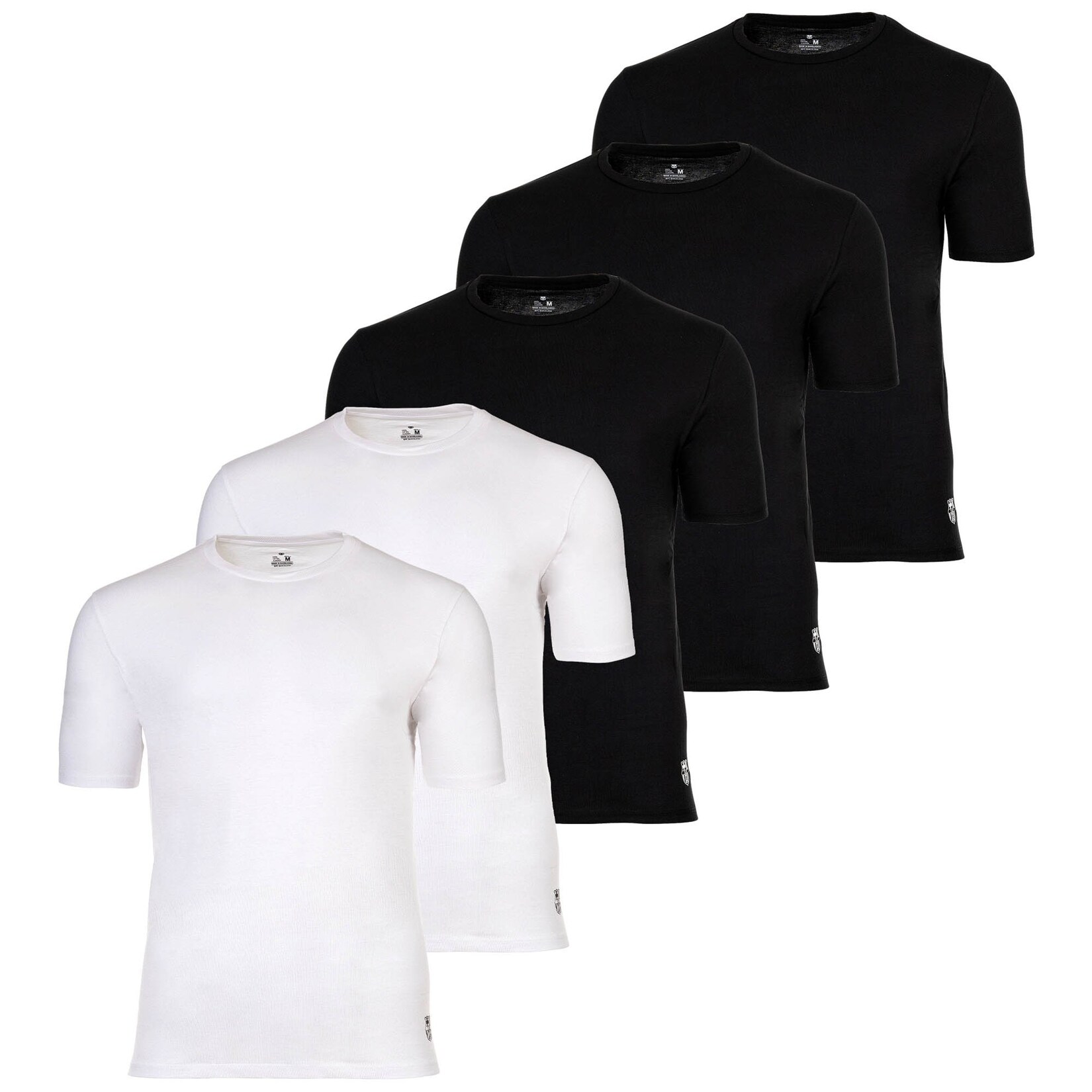 FCB Undershirt U-Neck 5-Pack Herren T-Shirt