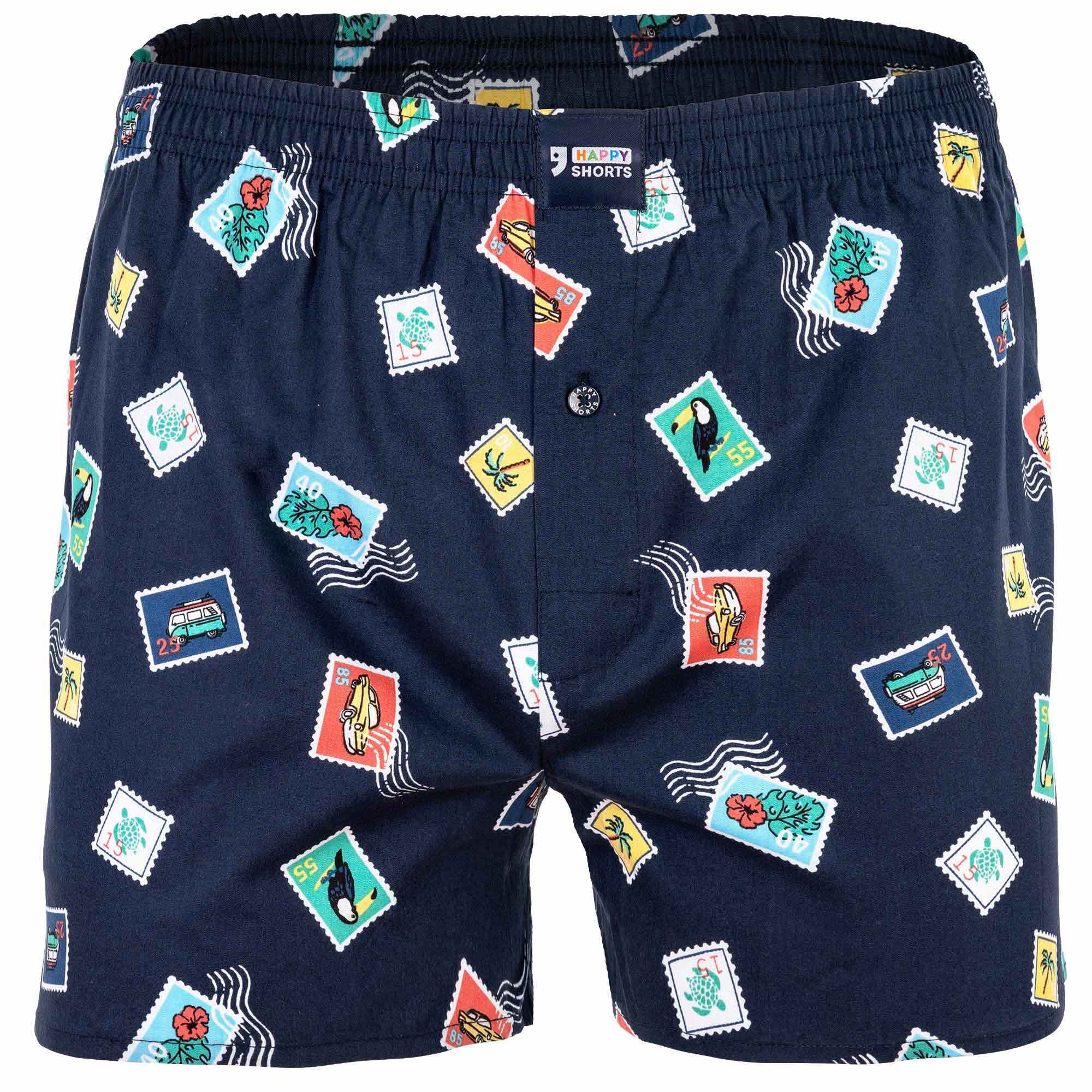 Herren Web-Boxershorts Mehrfarbig - Bild 1