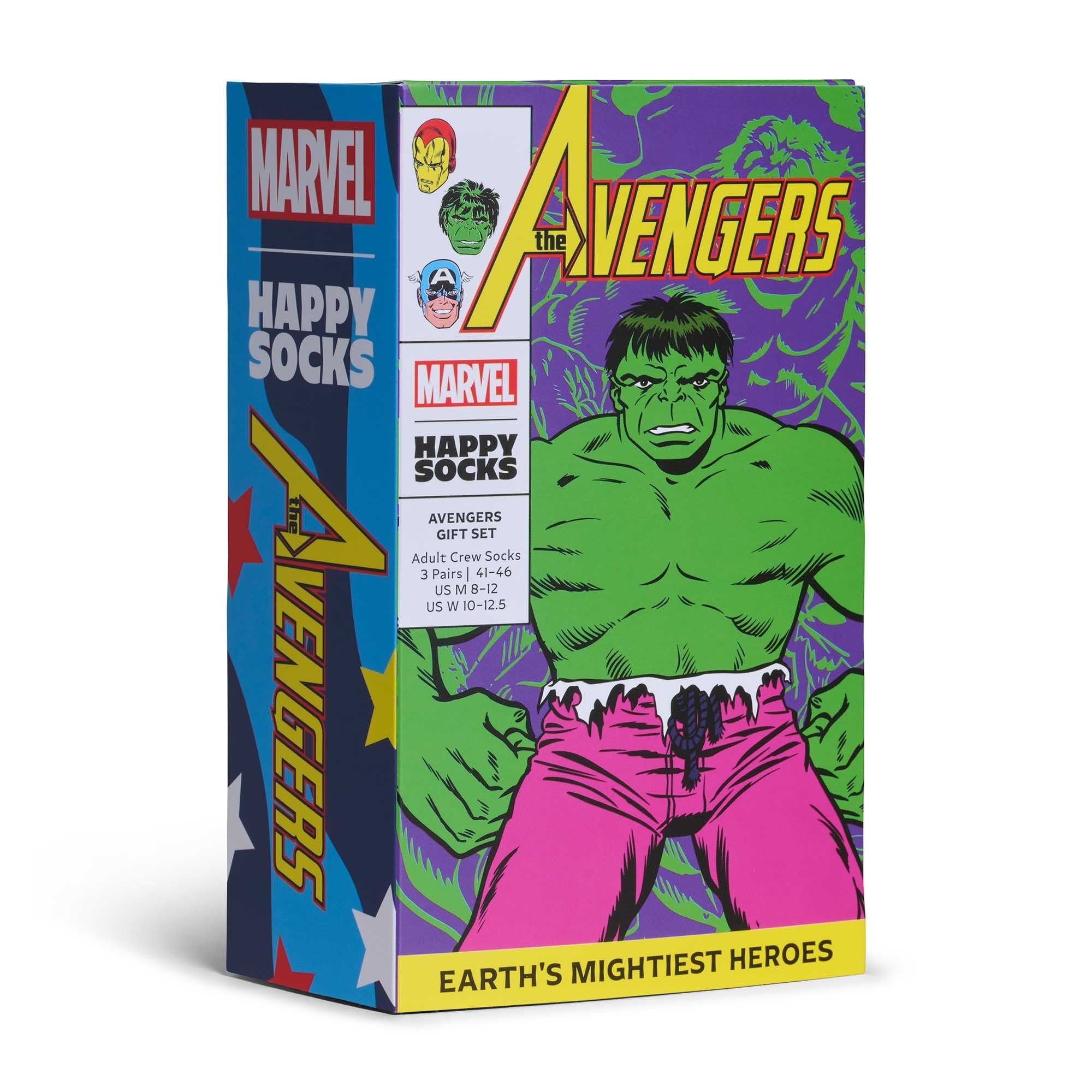 MARVEL&trade; Avengers 3-Pack Gift Set Unisex Socken Mehrfarbig - Bild 1