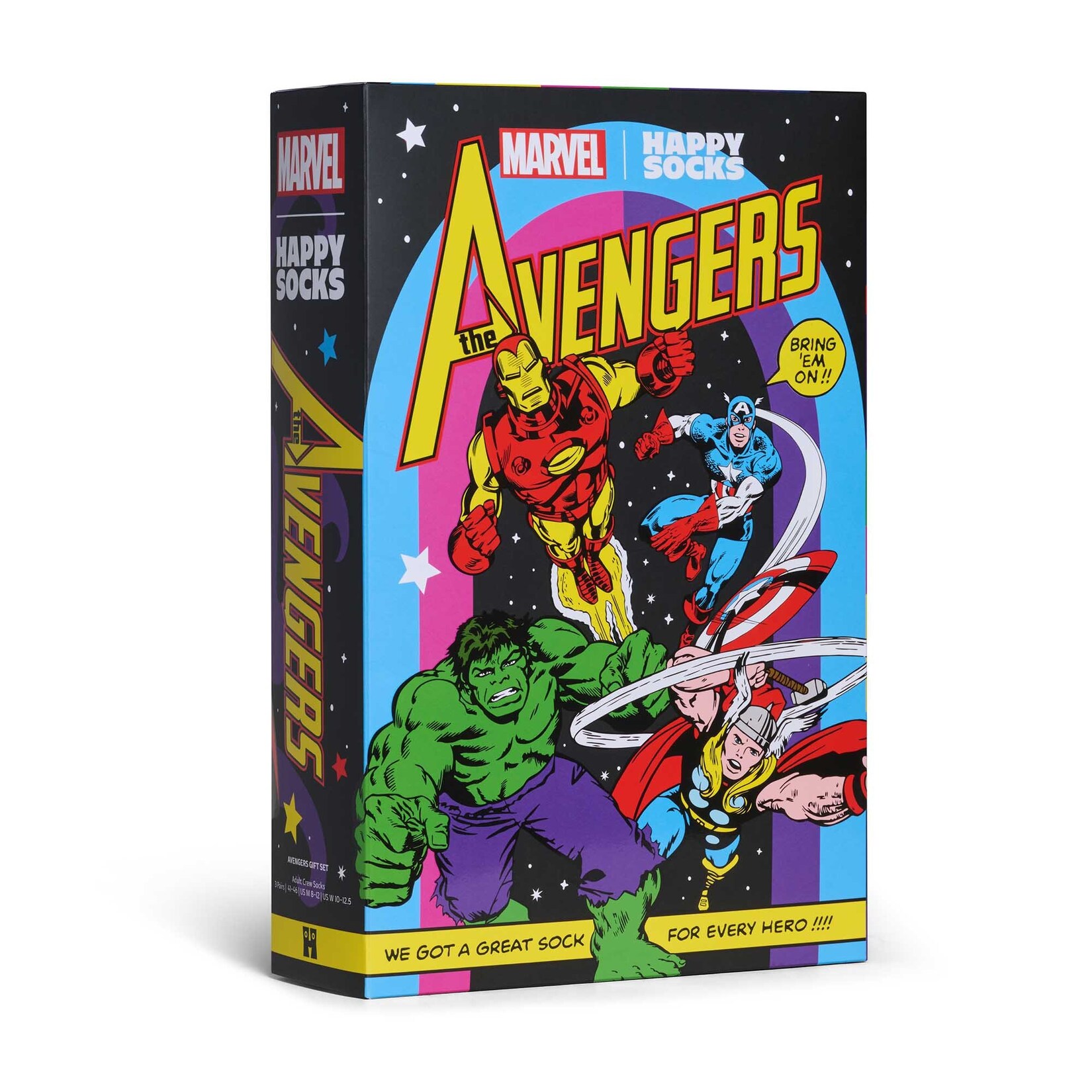 MARVEL™ Avengers 6-Pack Gift Set Unisex Socken Mehrfarbig