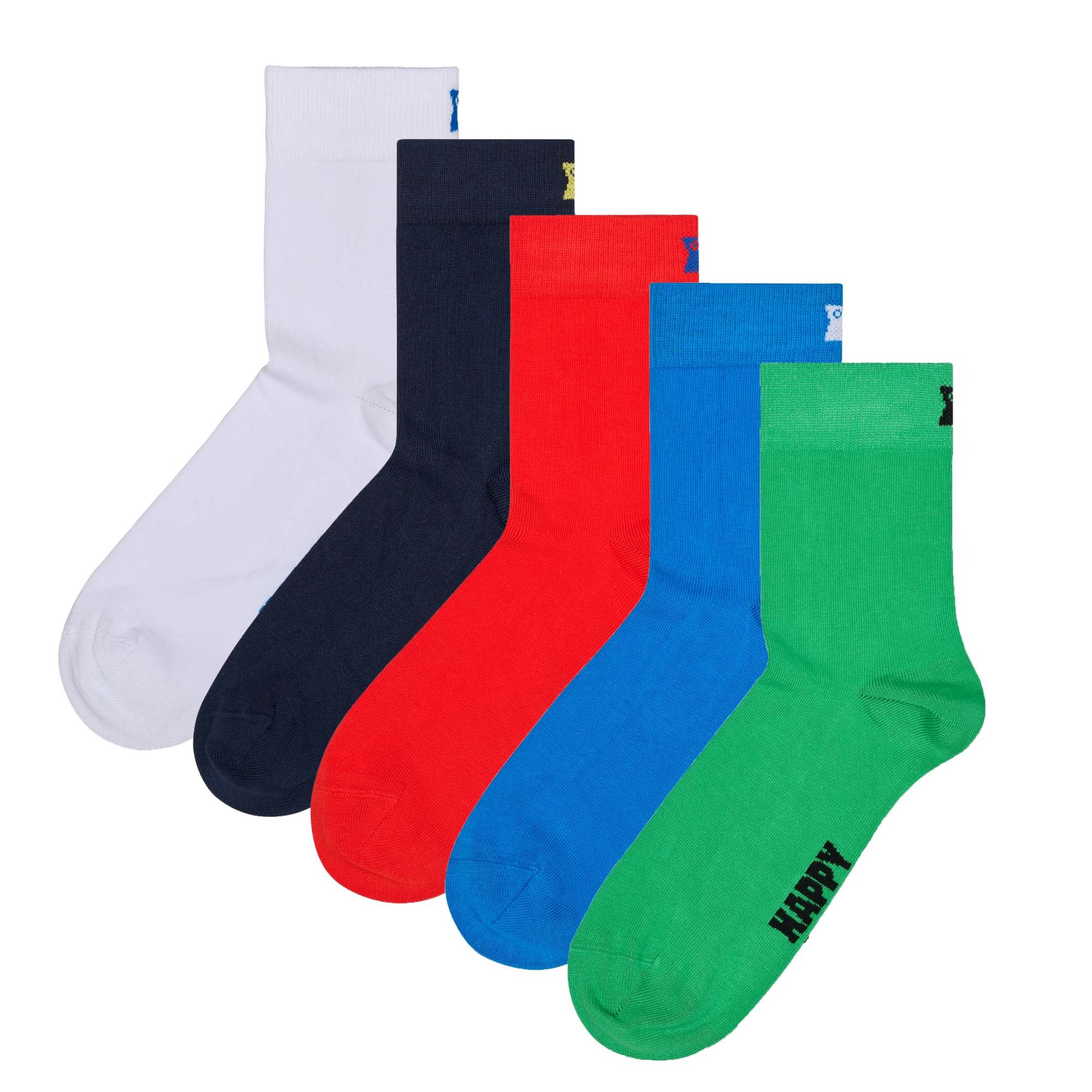Solid 1/2 Crew Socks Unisex Socken - Bild 1