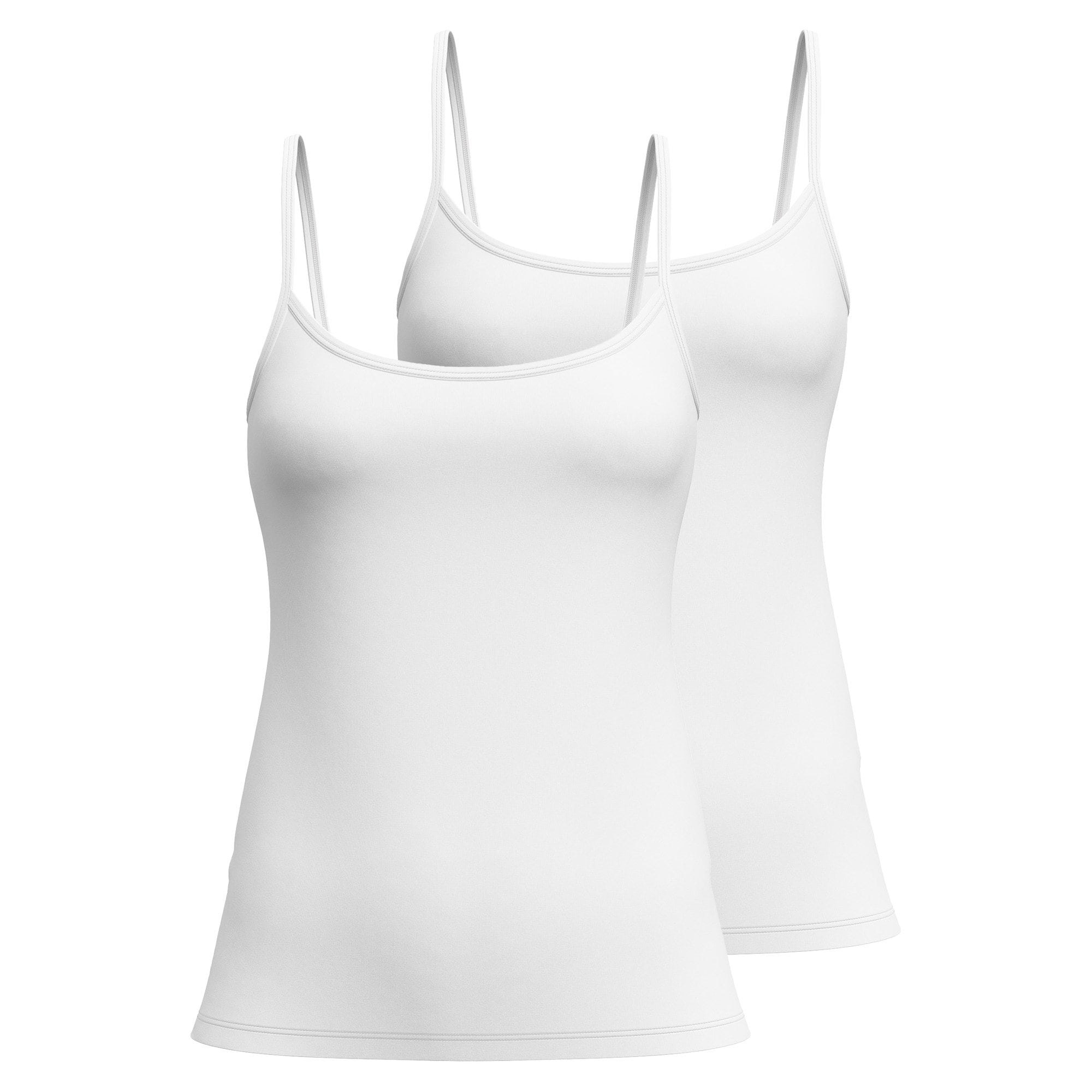 Spaghetti-Top Essential Cotton Damen Unterhemd - Bild 1