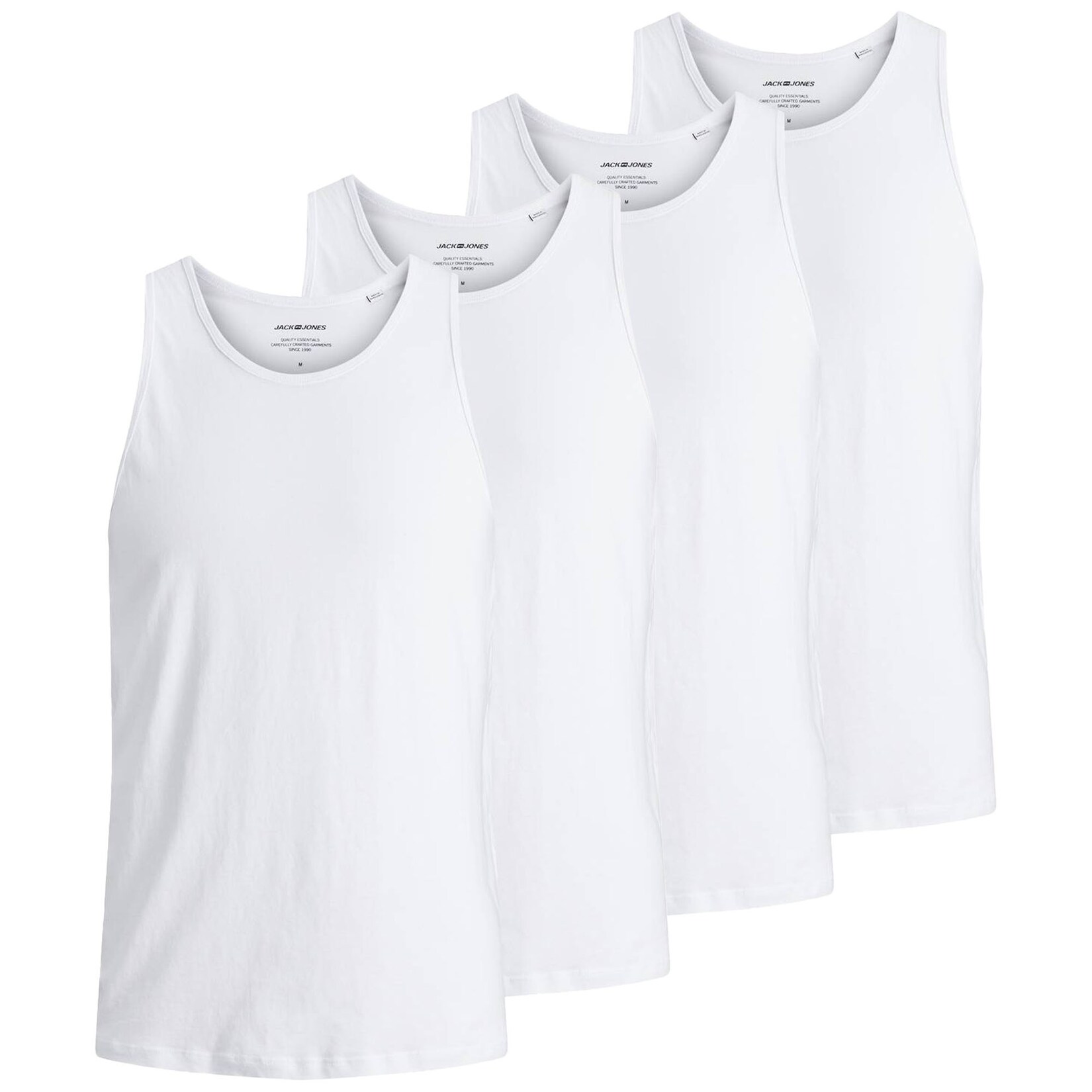 JACBASIC TANKTOP 4PK Herren Unterhemd