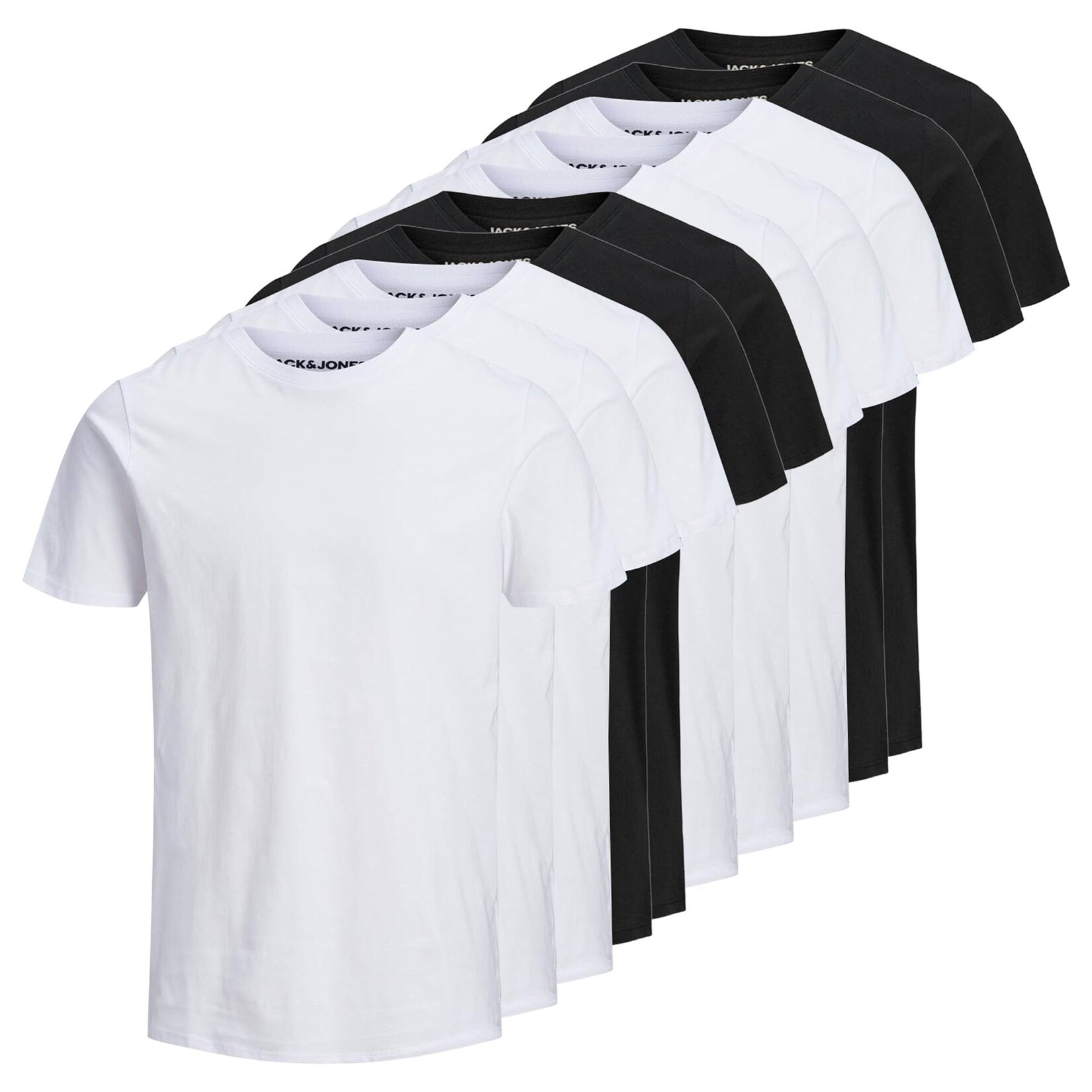 JJEORGANIC BASIC TEE O-NECK 10PK Herren T-Shirt