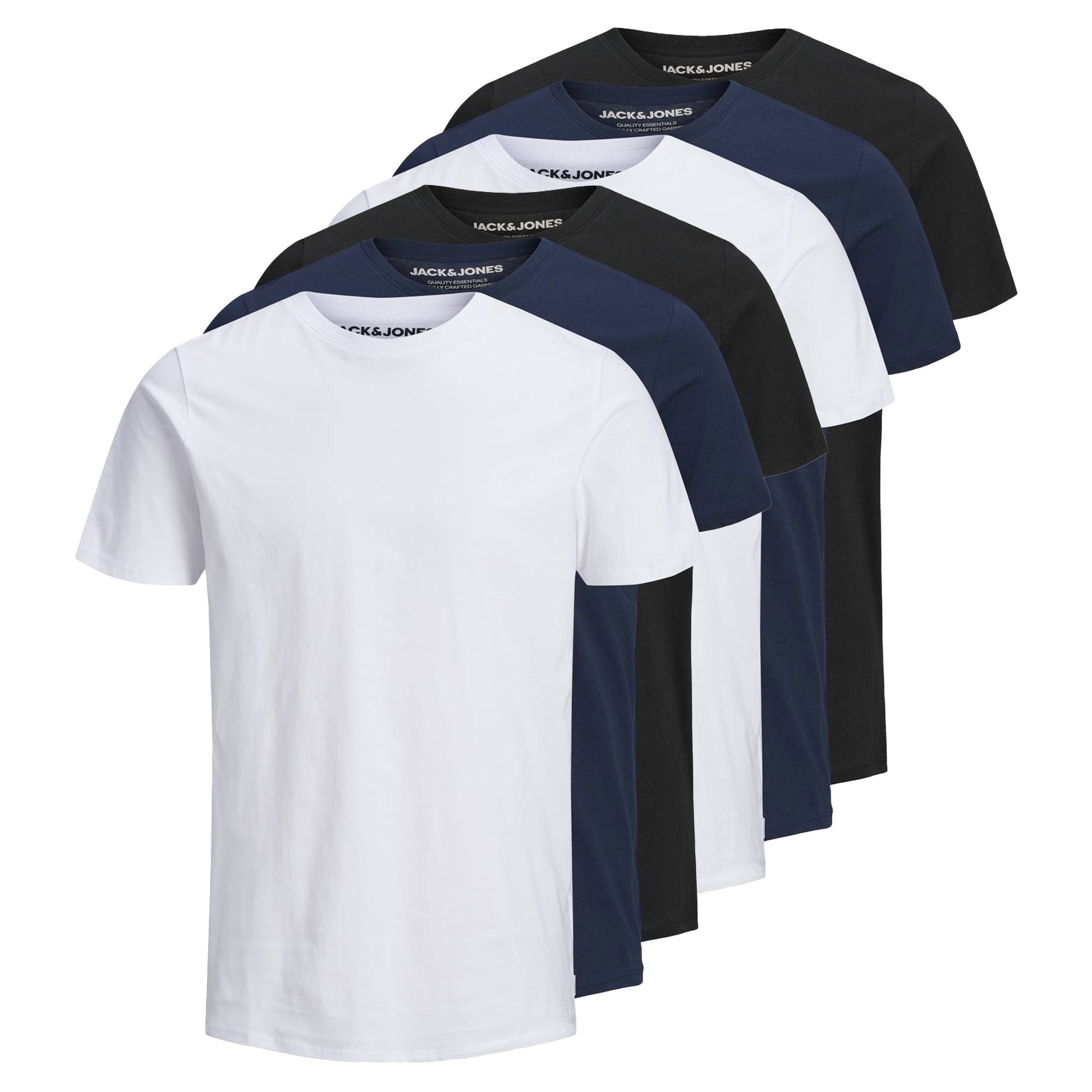 JJEORGANIC BASIC TEE O-NECK 3PK Herren T-Shirt - Bild 1