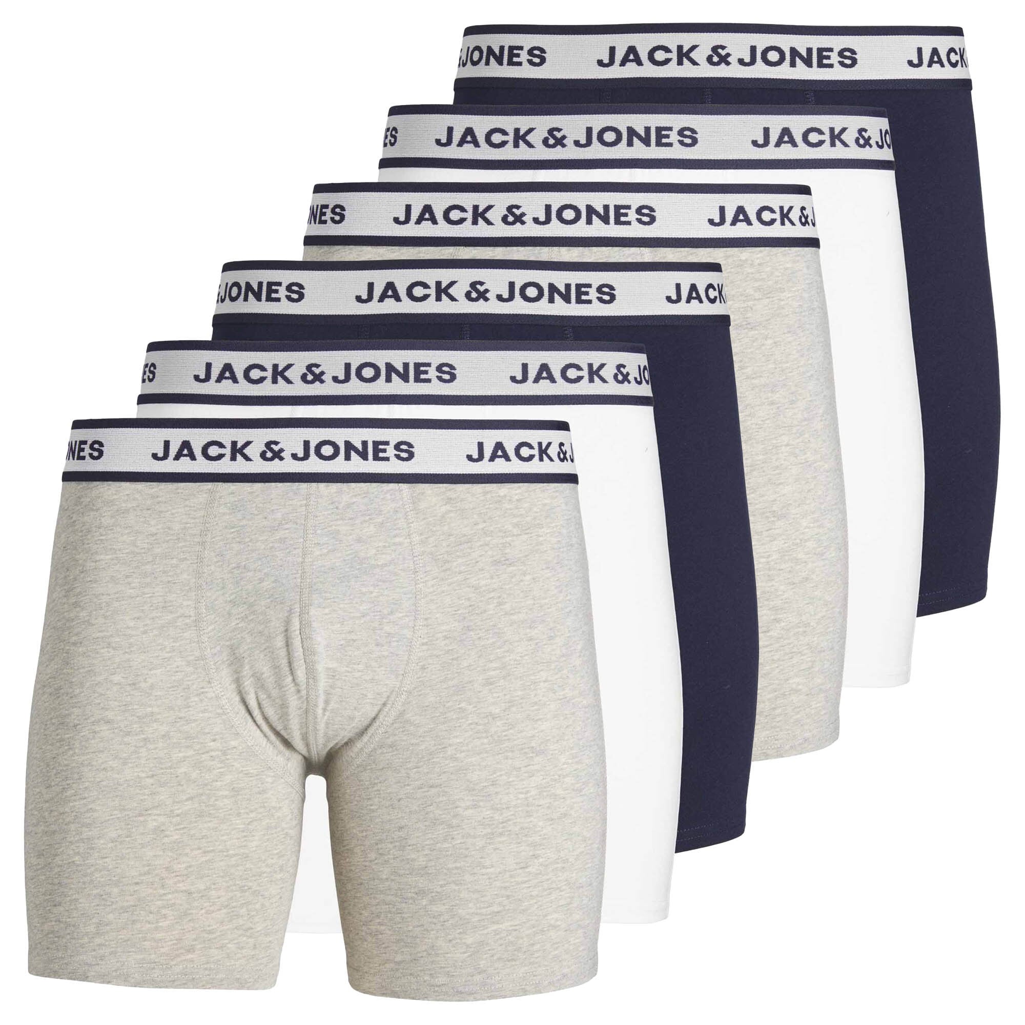 JACSOLID BOXER BRIEFS 6P Herren Boxershort - Bild 1