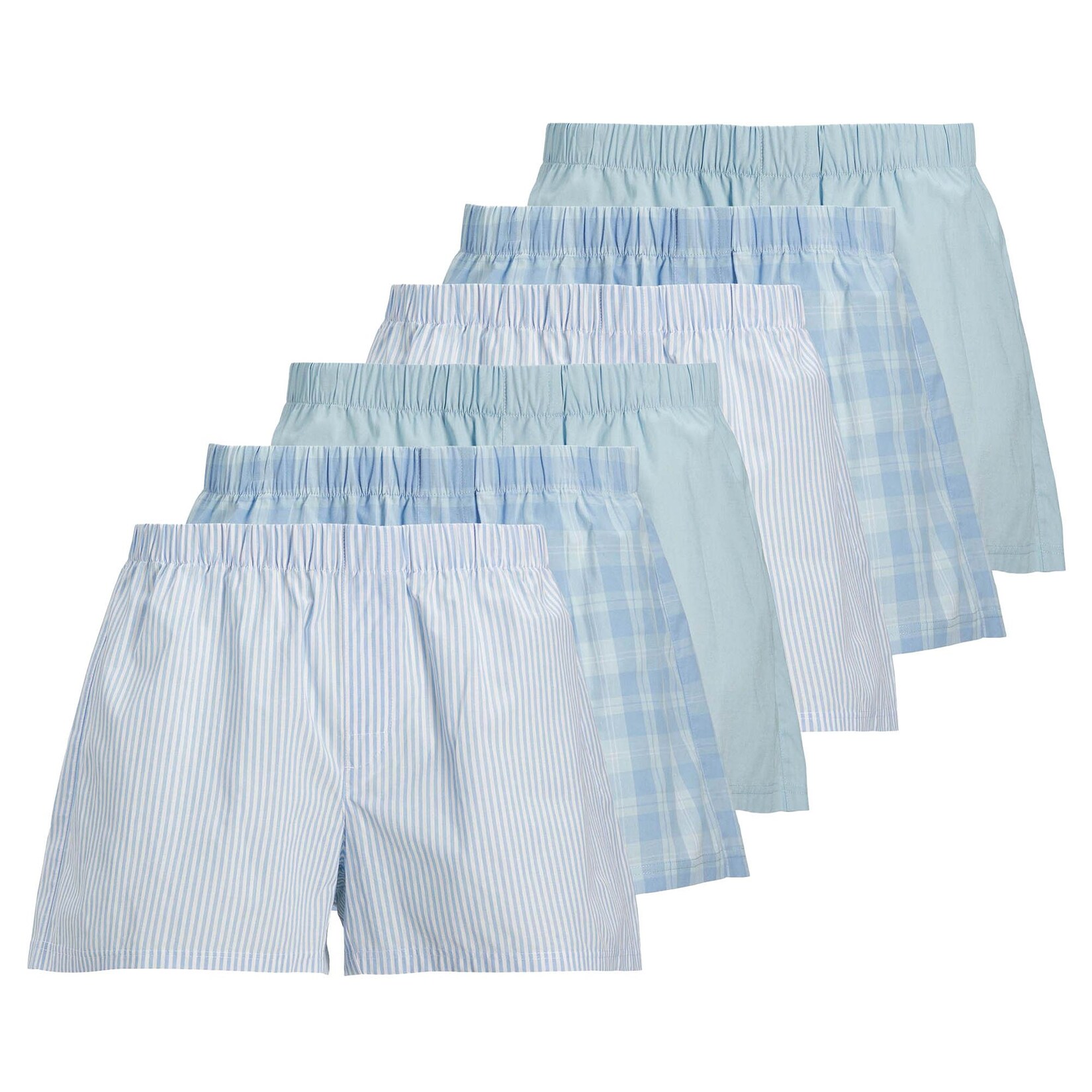 JACMILANO WOVEN BOXERS 6 PACK Herren Web-Boxershorts