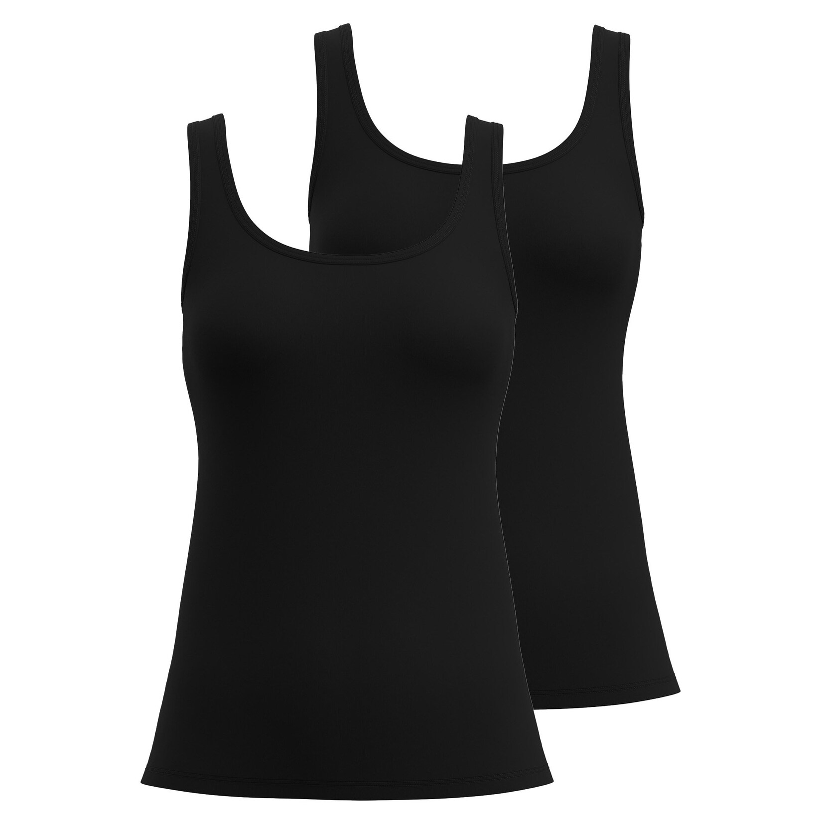 Top ohne Arm Essential Cotton Damen Unterhemd