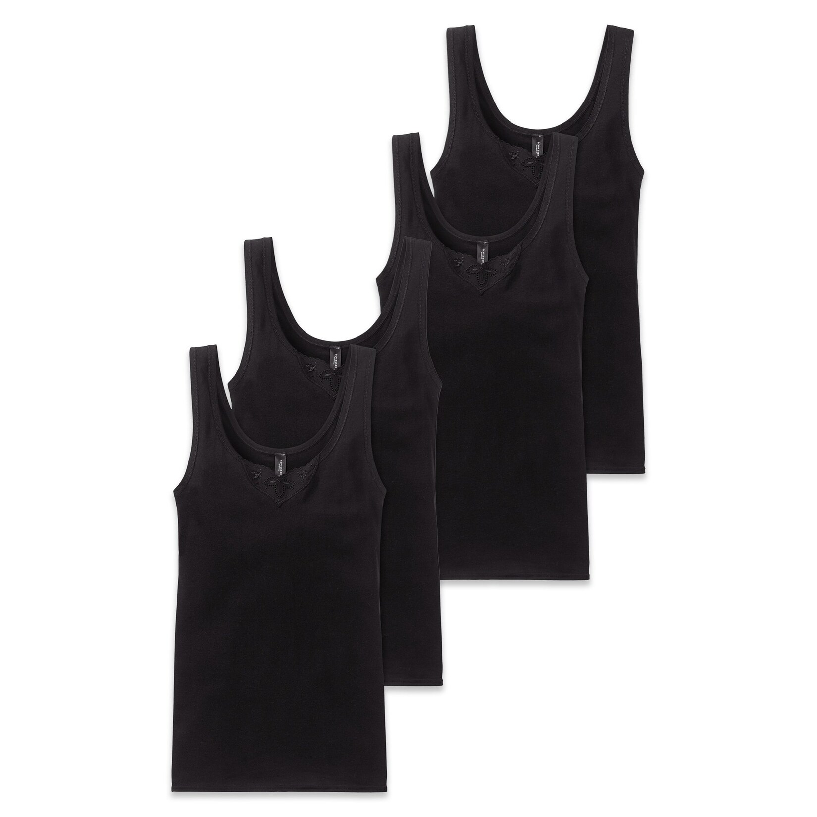 Cotton Essentials 4P Damen Unterhemd
