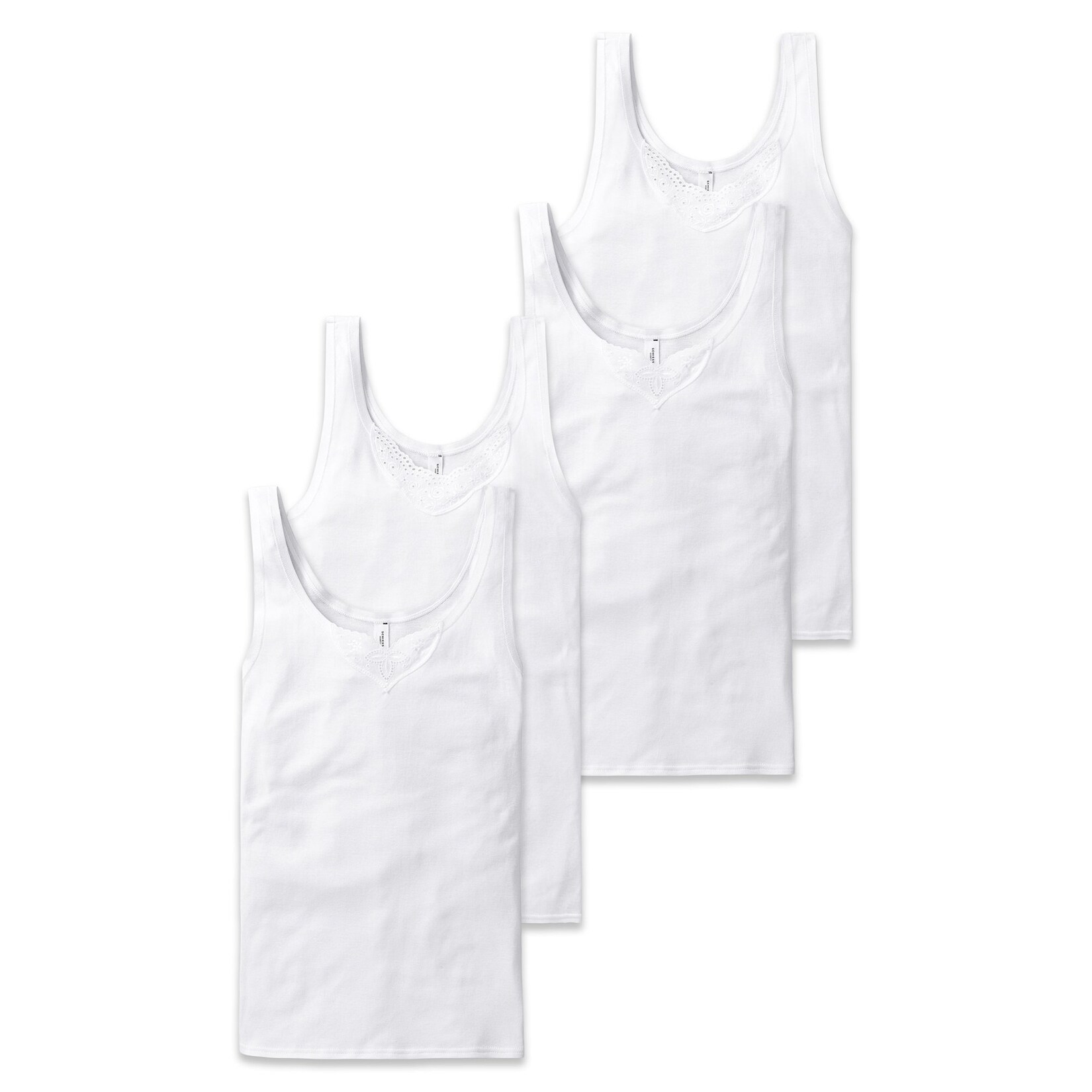 Cotton Essentials 4P Damen Unterhemd