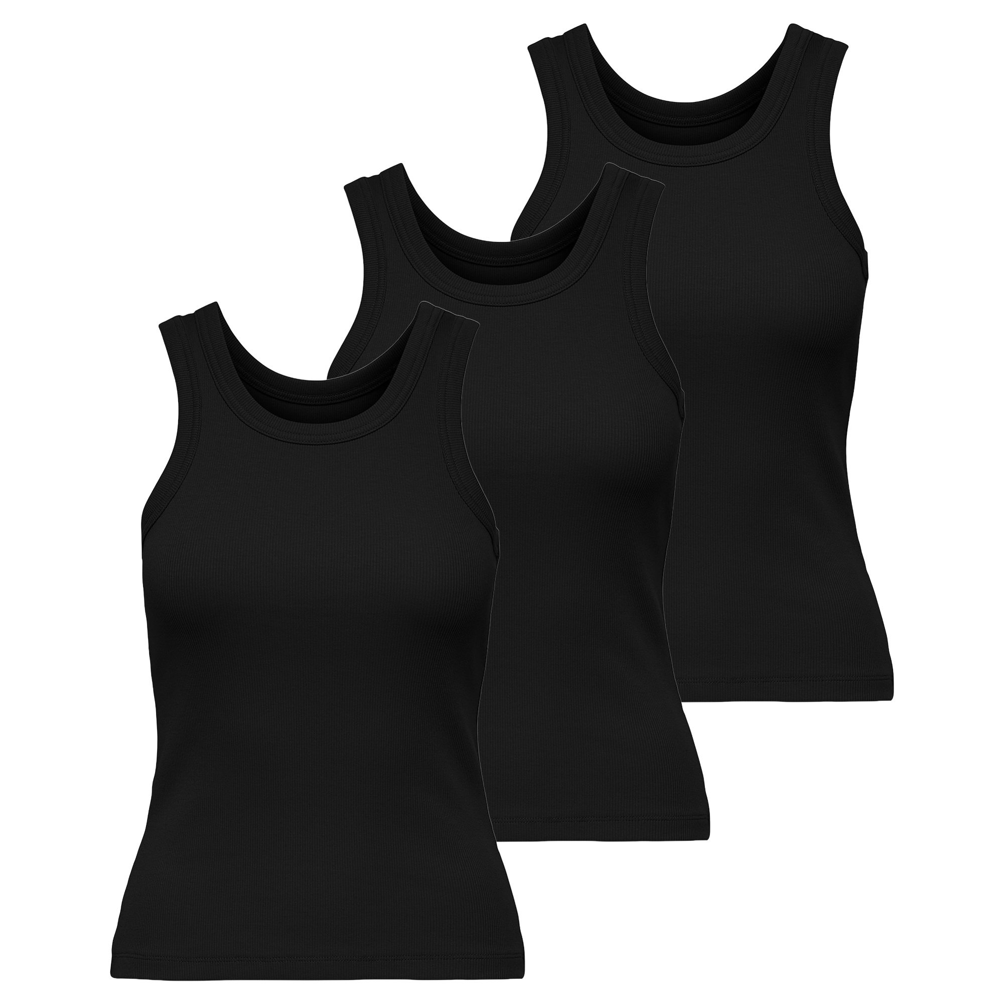 ONLVAL LIFE TANKTOP 3P Damen T-Shirt - Bild 1