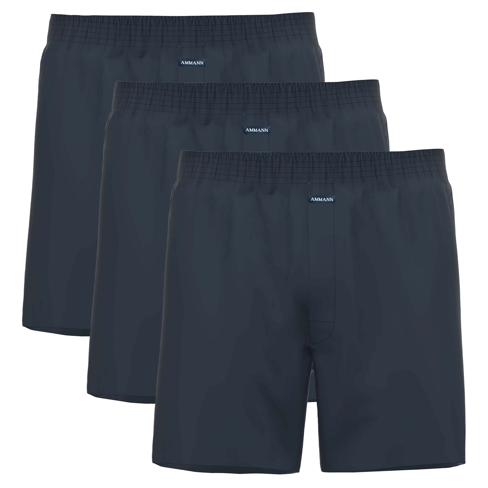 Basic Cotton Boxer Short 3P Herren Boxershort