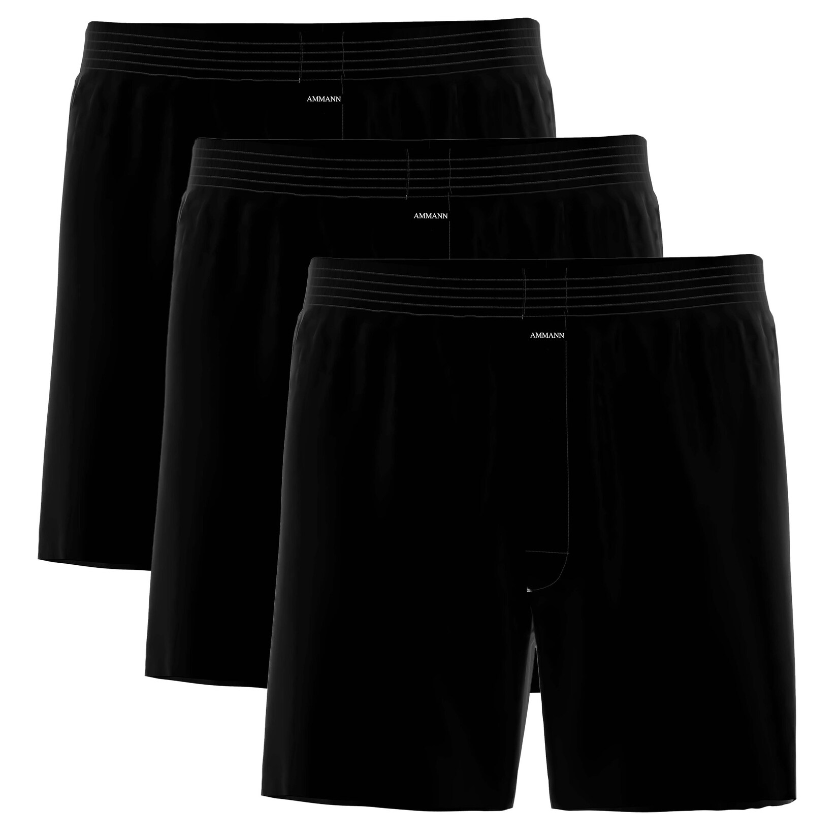 Basic Cotton Boxer Short 3P Herren Boxershort