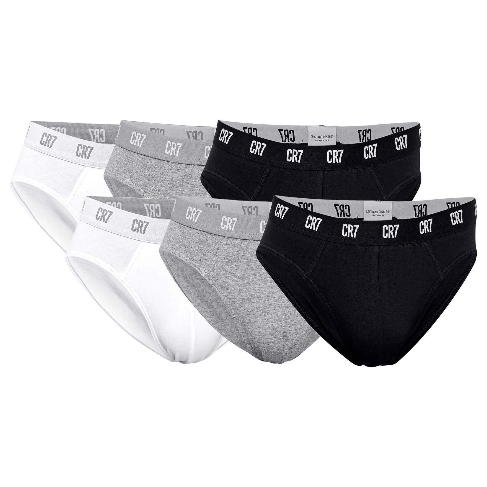 CR7 Basic, Slip, 6-pack Herren Slip