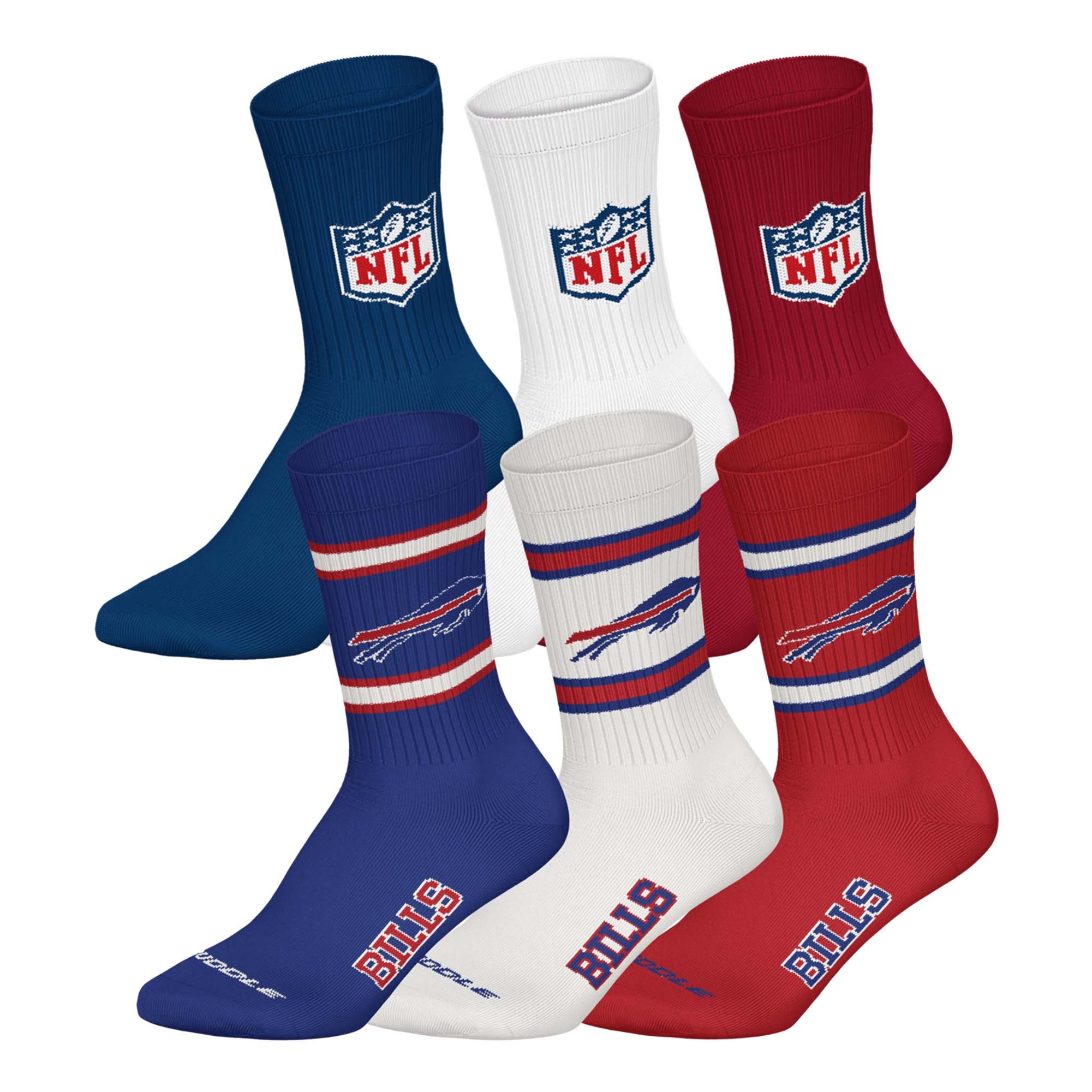 NFL 6Pack Crew Socks Unisex Socken - Bild 1
