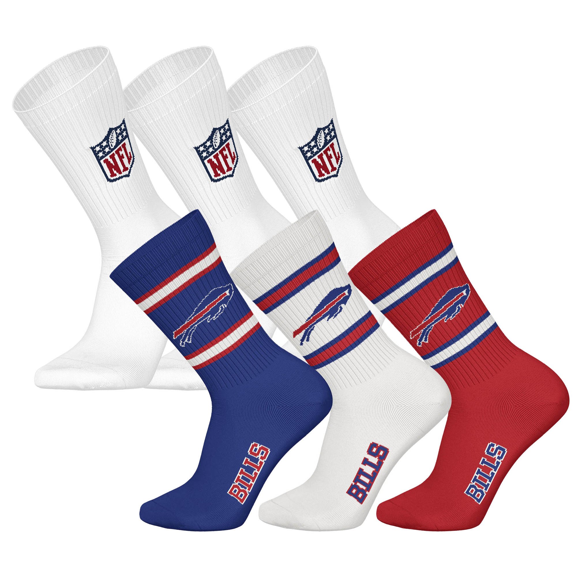 NFL 6Pack Crew Socks Unisex Socken - Bild 1