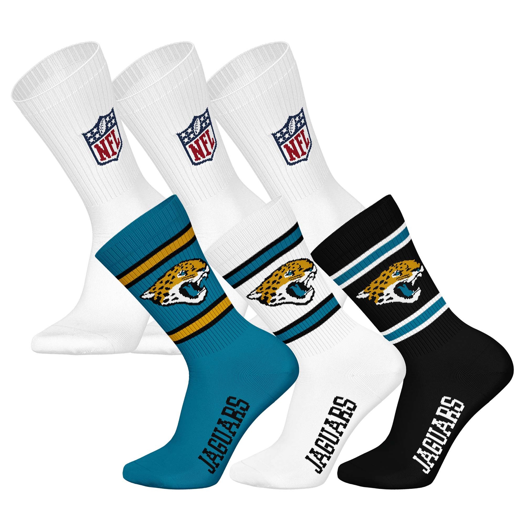 NFL 6Pack Crew Socks Unisex Socken - Bild 1