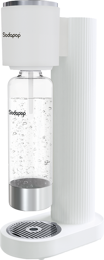 SODAPOP Wassersprudler Cooper Pro, weiß, 1x 850ml PET-Flasche