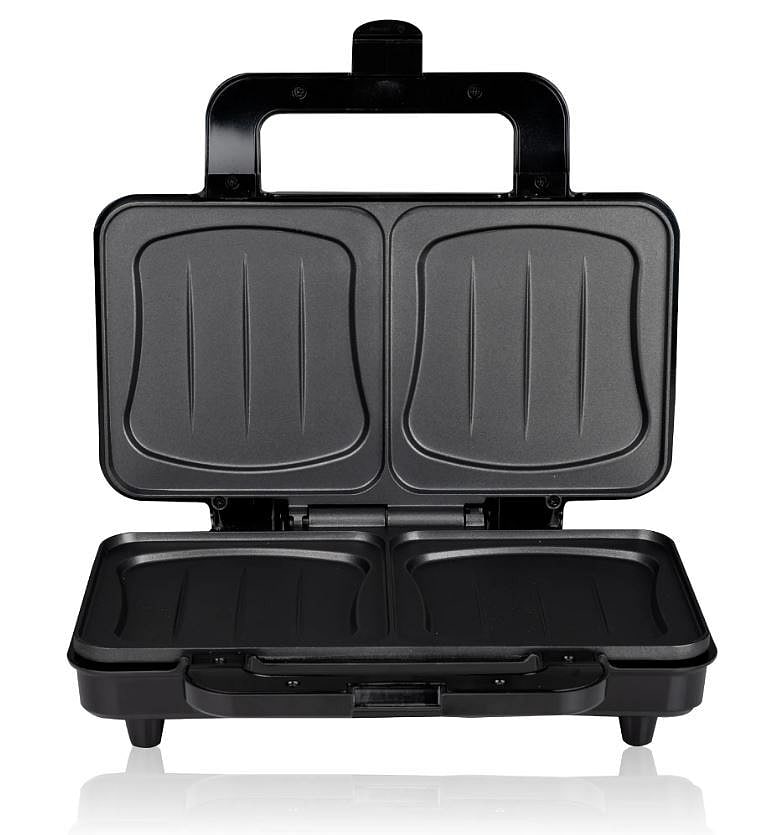 ALPINA Sandwichtoaster XL, 900 Watt, Schwarz - Bild 1