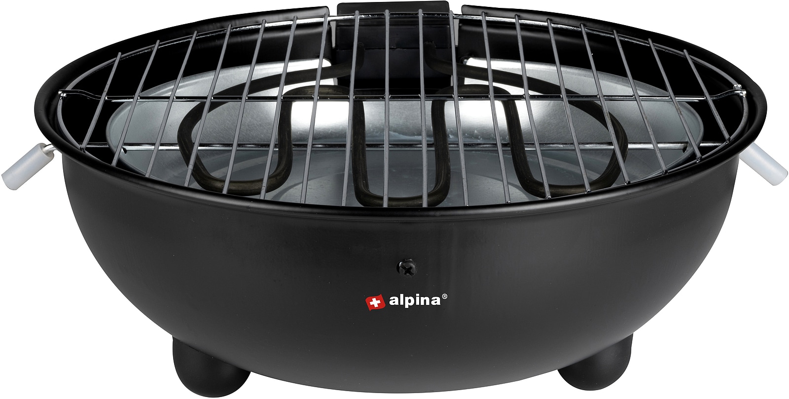 ALPINA Tischgrill, 1250 Watt, Schwarz - Bild 1