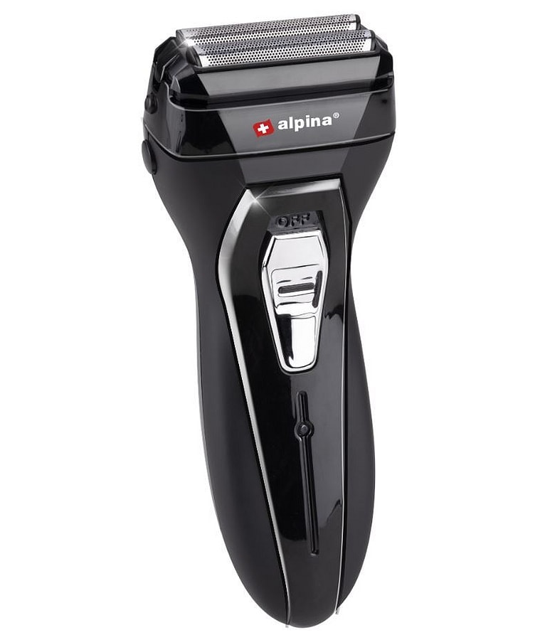ALPINA Rasierer, Doppelschneidekopf, Schwarz - Bild 1