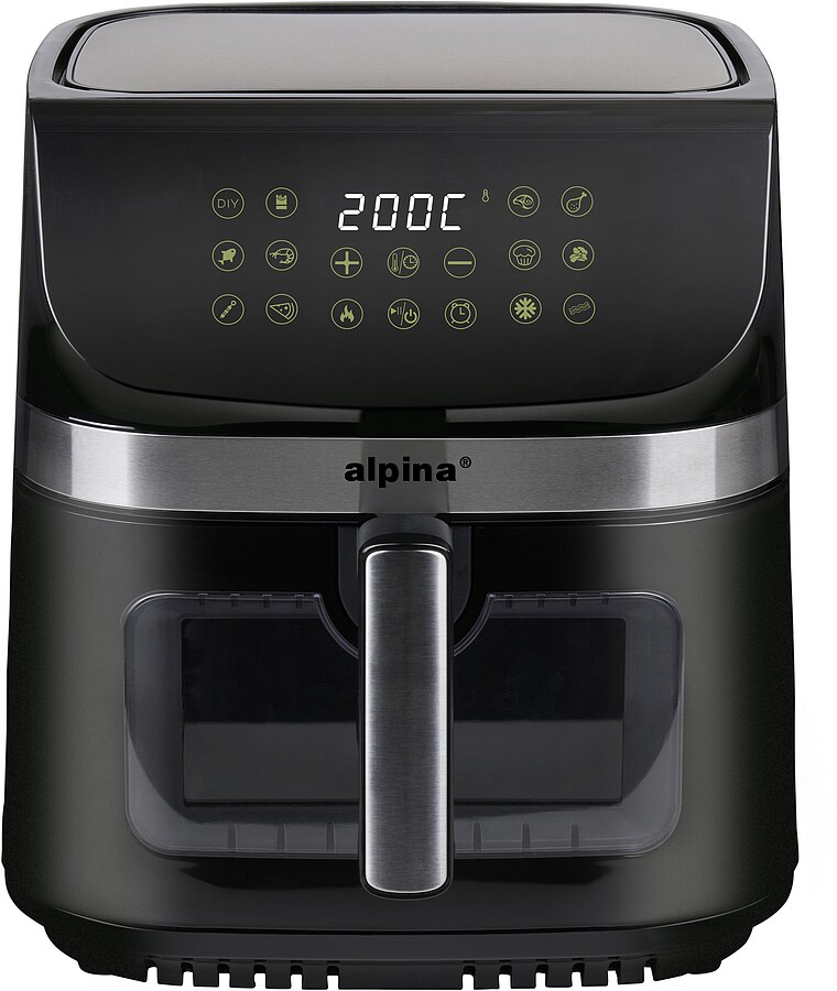 ALPINA Heißluftfritteuse, 9L, 1800W | 08711252272214