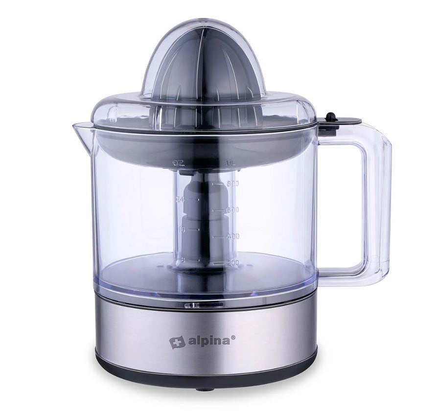 ALPINA Zitronenpresse, 30 Watt,  800ml, Edelstahl-Design - Bild 1
