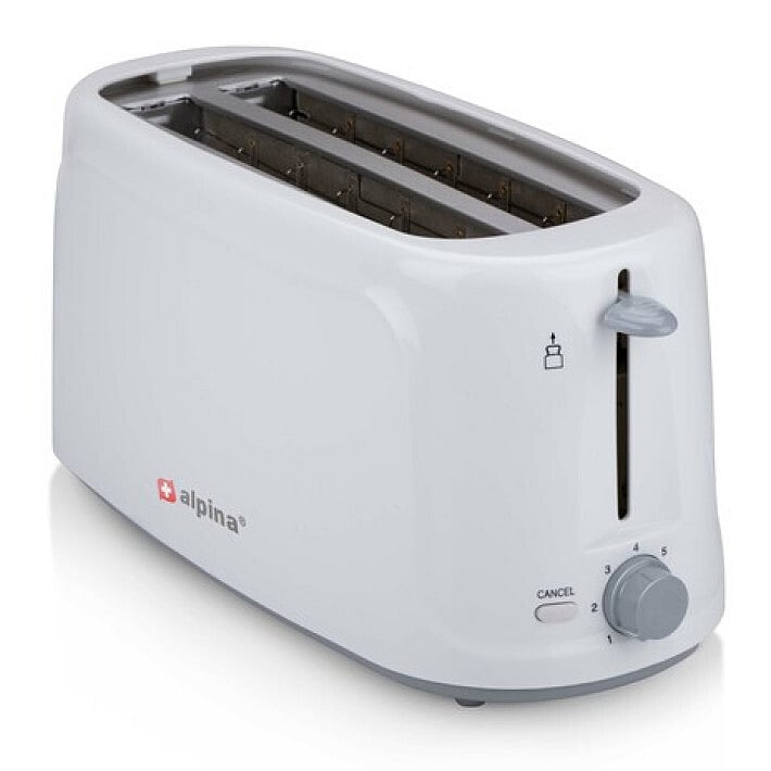 ALPINA Toaster, 1450 Watt, Wei&szlig; - Bild 1