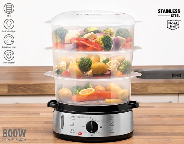 ALPINA Dampfgarer, 230V, 800W - Bild 1