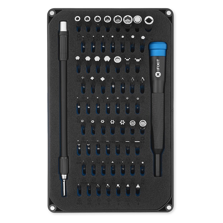 IFIXIT Mako 64 Bit Driver Kit, Pr&auml;zisions Bit Set mit 64 Bits, 4mm Driver - Bild 1
