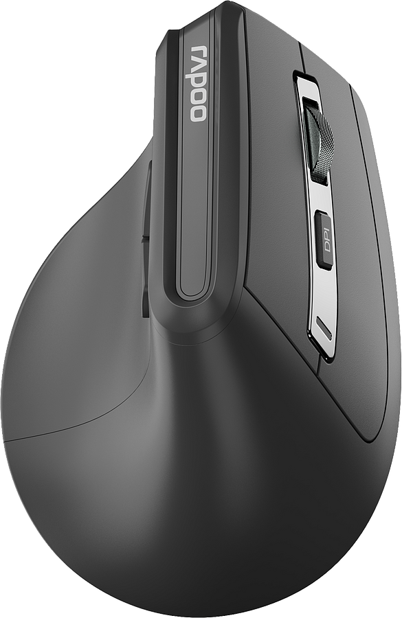 RAPOO EV310M.Dark Grey MM Wireless Ergonomic Mouse - Bild 1