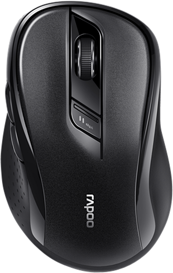 RAPOO M500.BLACK Trendy Wireless Multi-Mode Mouse - Bild 1