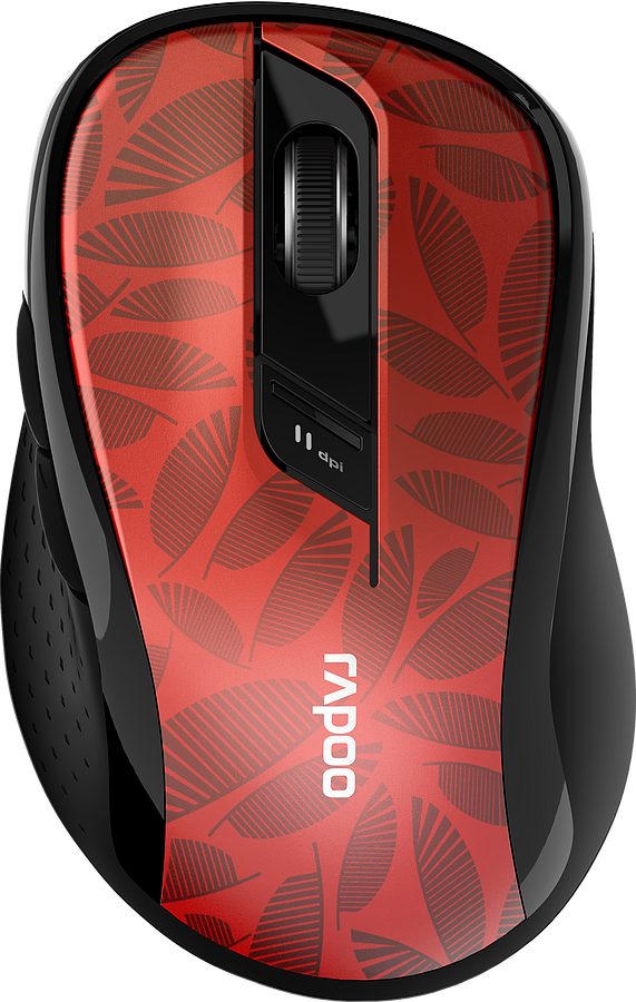 RAPOO M500.DR RED Trendy Wireless Multi-Mode Mouse - Bild 1