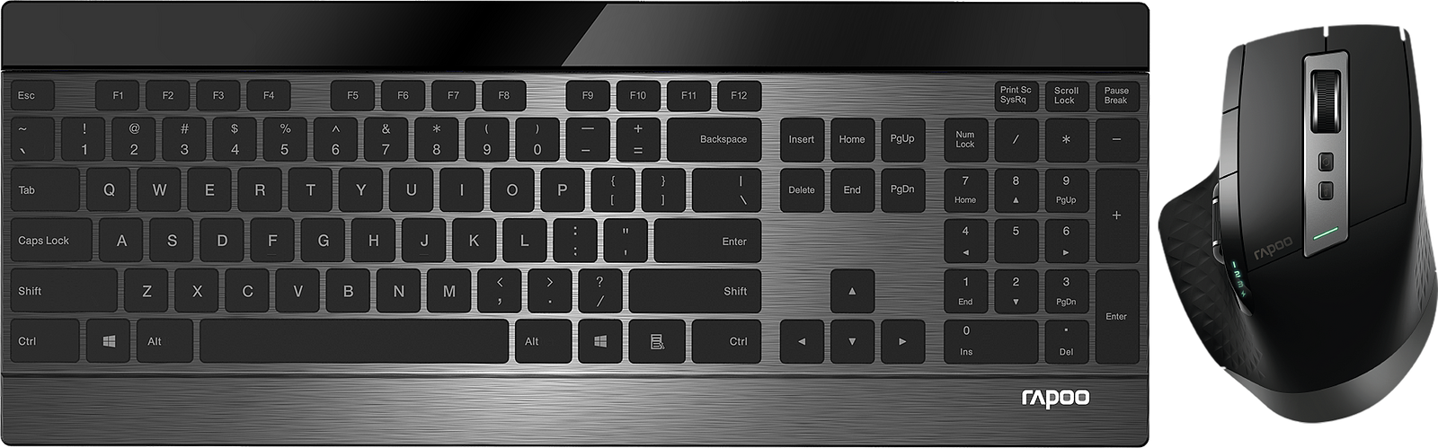 RAPOO 9900M.DE.BLCK Multi-Mode Desktop Combo set