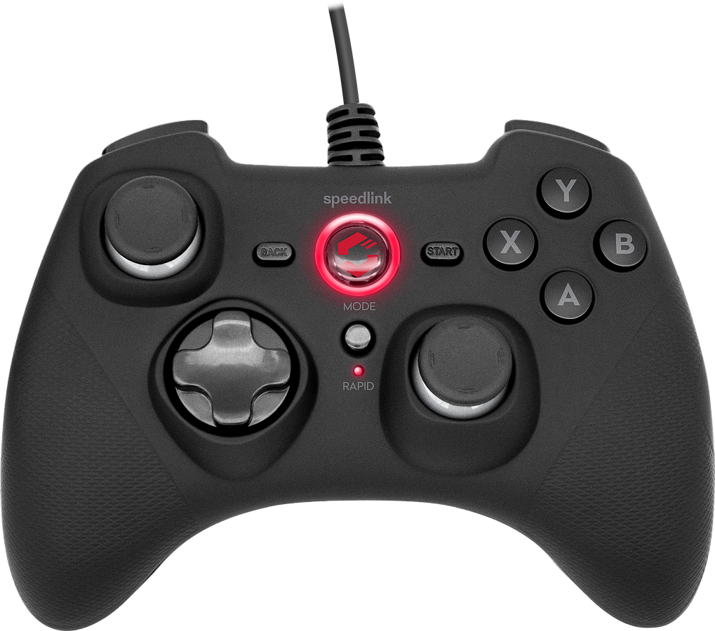 SPEEDLINK RAIT Gamepad - for PC/Switch/OLED, rubber-black - Bild 1