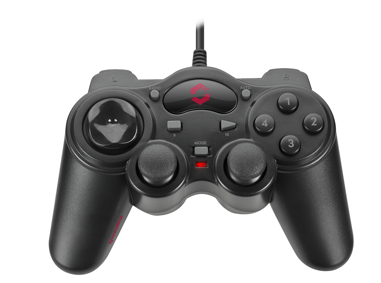 SPEEDLINK THUNDERSTRIKE Gamepad - for PC, black - Bild 1