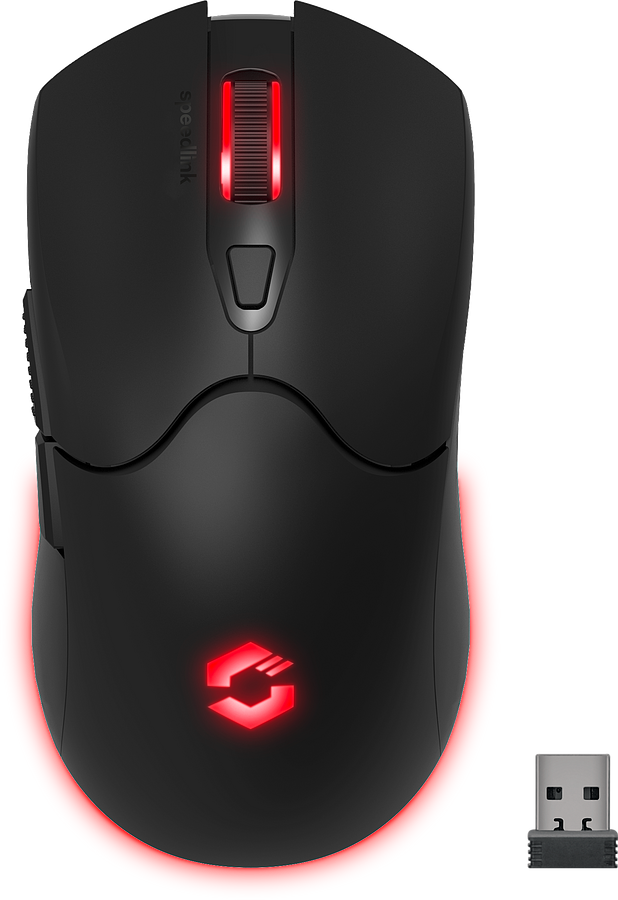 SPEEDLINK VELOX Rechargeable RGB Gaming Mouse - Wireless, black - Bild 1