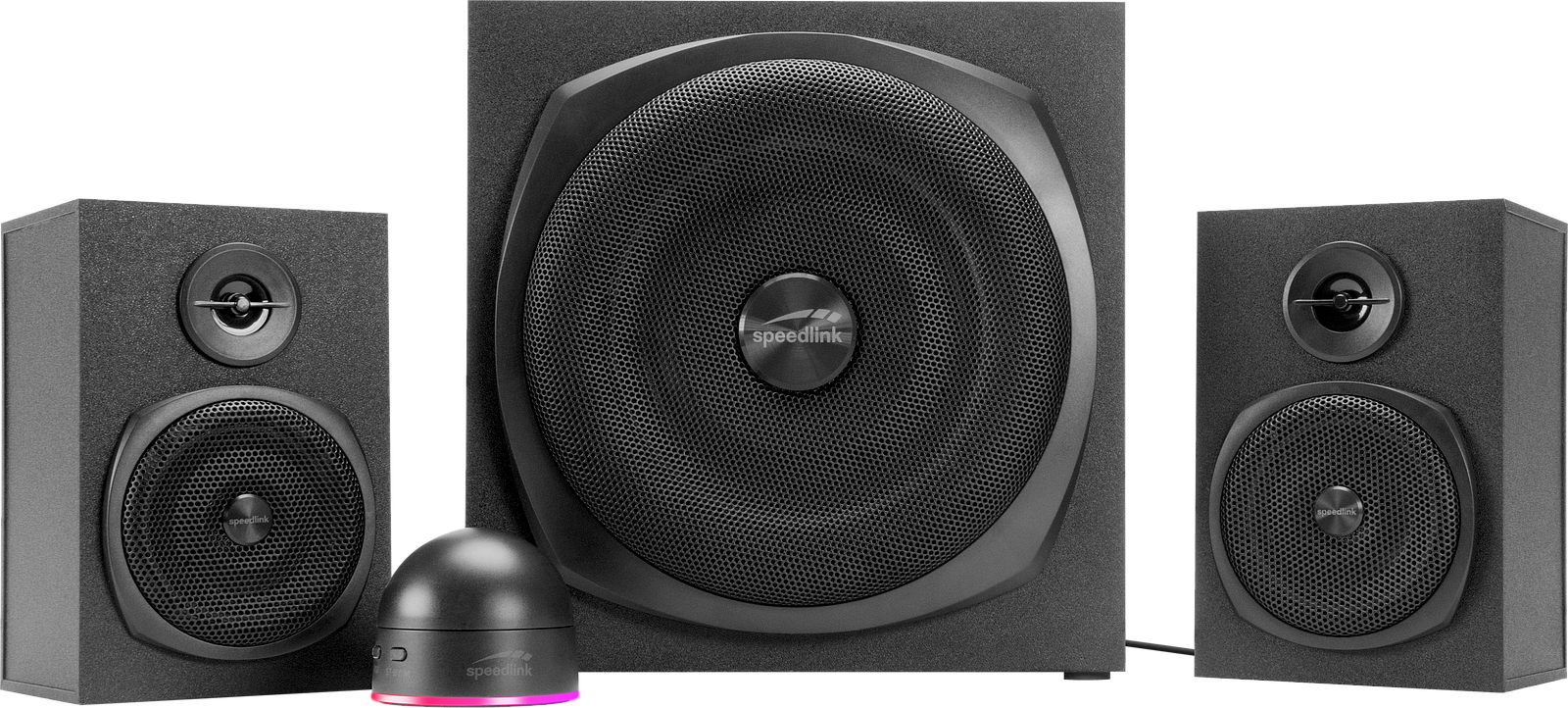 SPEEDLINK GRAVITY LT 2.1 Subwoofer System, black - Bild 1