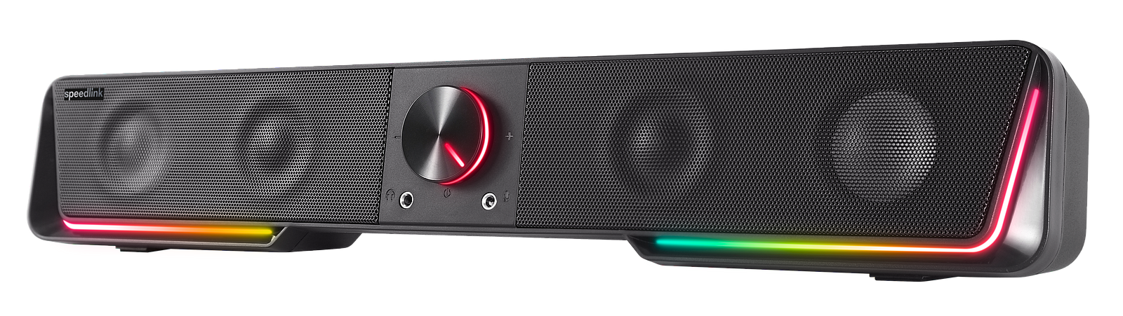 SPEEDLINK GRAVITY RGB Stereo Soundbar, black | 04027301813821