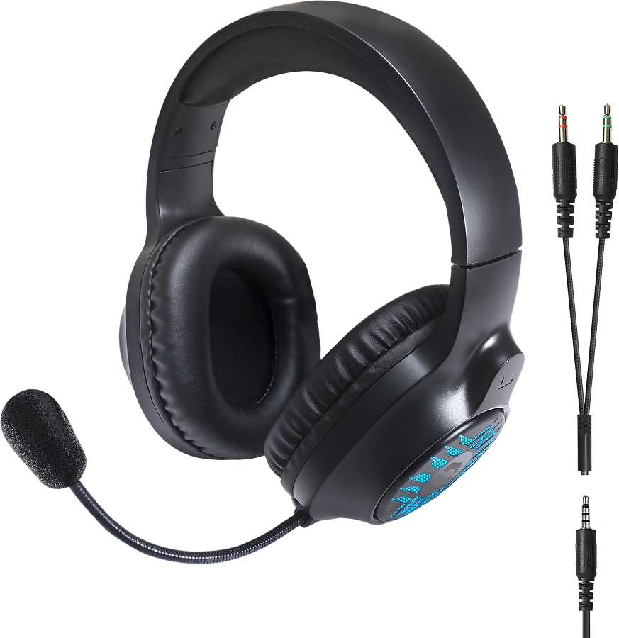 SPEEDLINK TYRON RGB Stereo Gaming Headset – for PC/PS5/PS4/Xbox Series X/S/Switch 2/Switch/OLED/Lite, black | 04027301401394