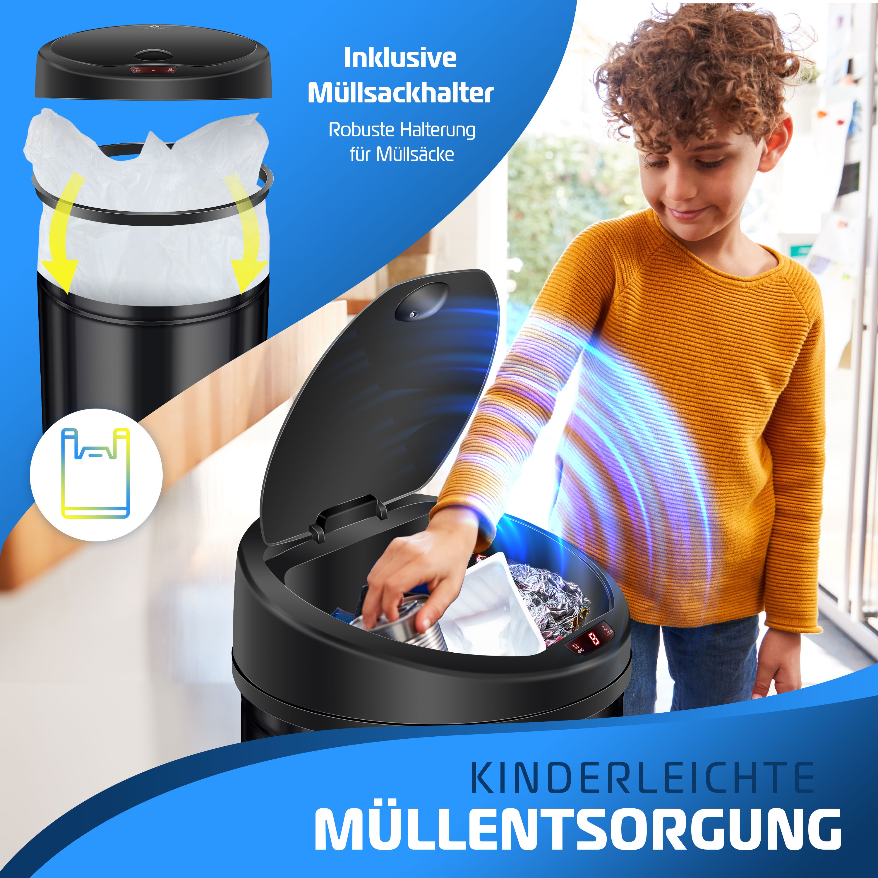 KESSER® Automatischer Mülleimer mit Sensor
