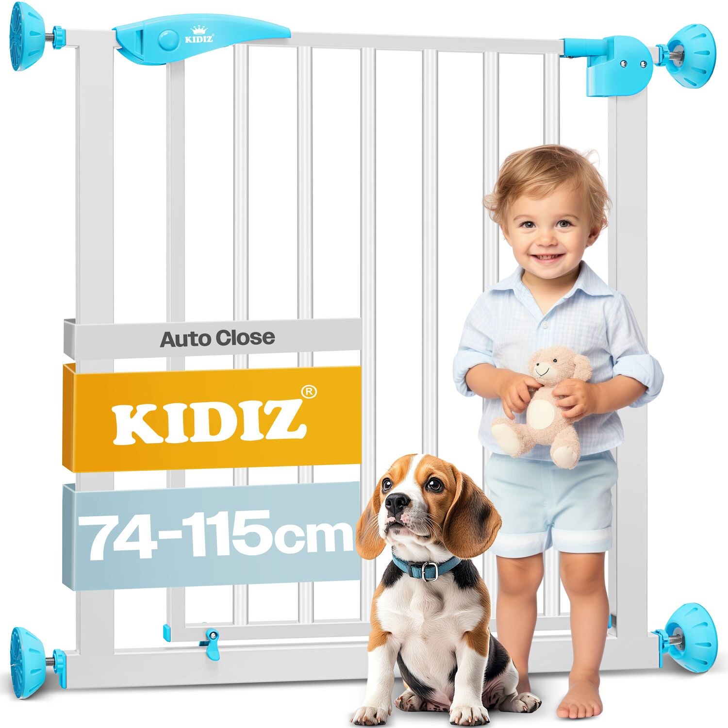 Kidiz Türschutzgitter ? Absperrgitter ? Treppengitter ? Kindergitter Gitter Haustier