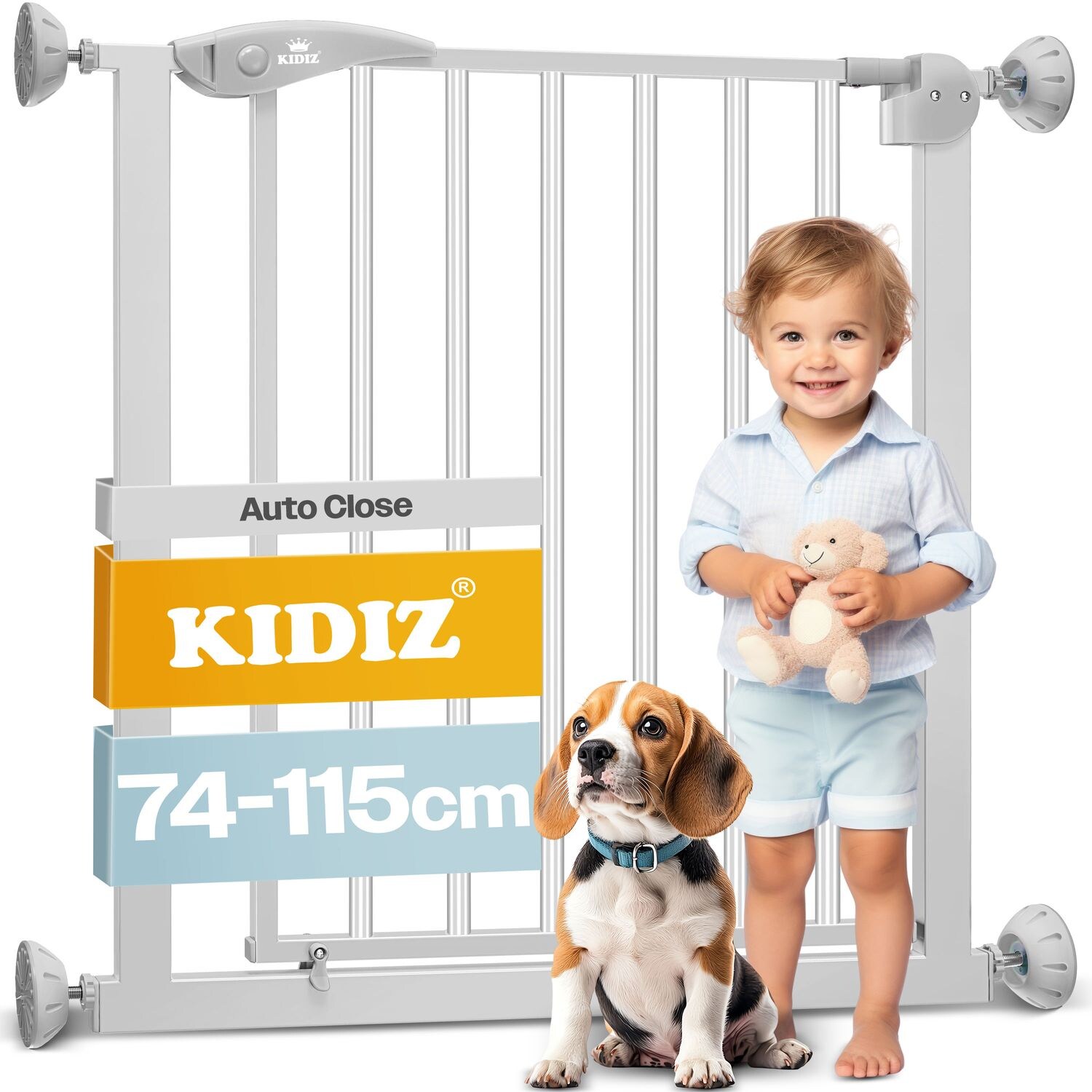 Kidiz Türschutzgitter ? Absperrgitter ? Treppengitter ? Kindergitter Gitter Haustier