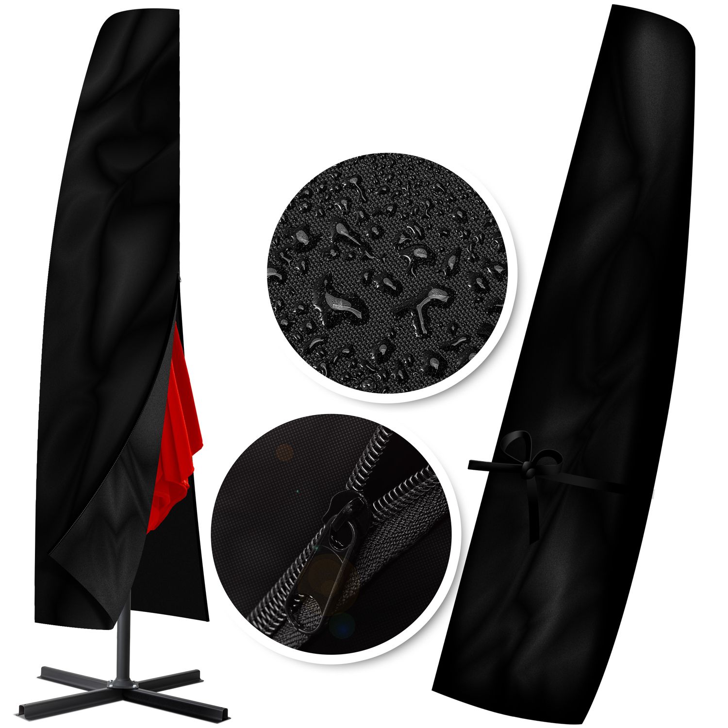 KESSER&reg; Schutzh&uuml;lle Schirmhaube Abdeckung Sonnenschirm Schutzh&uuml;lle Haube 3m &Oslash; - Bild 1