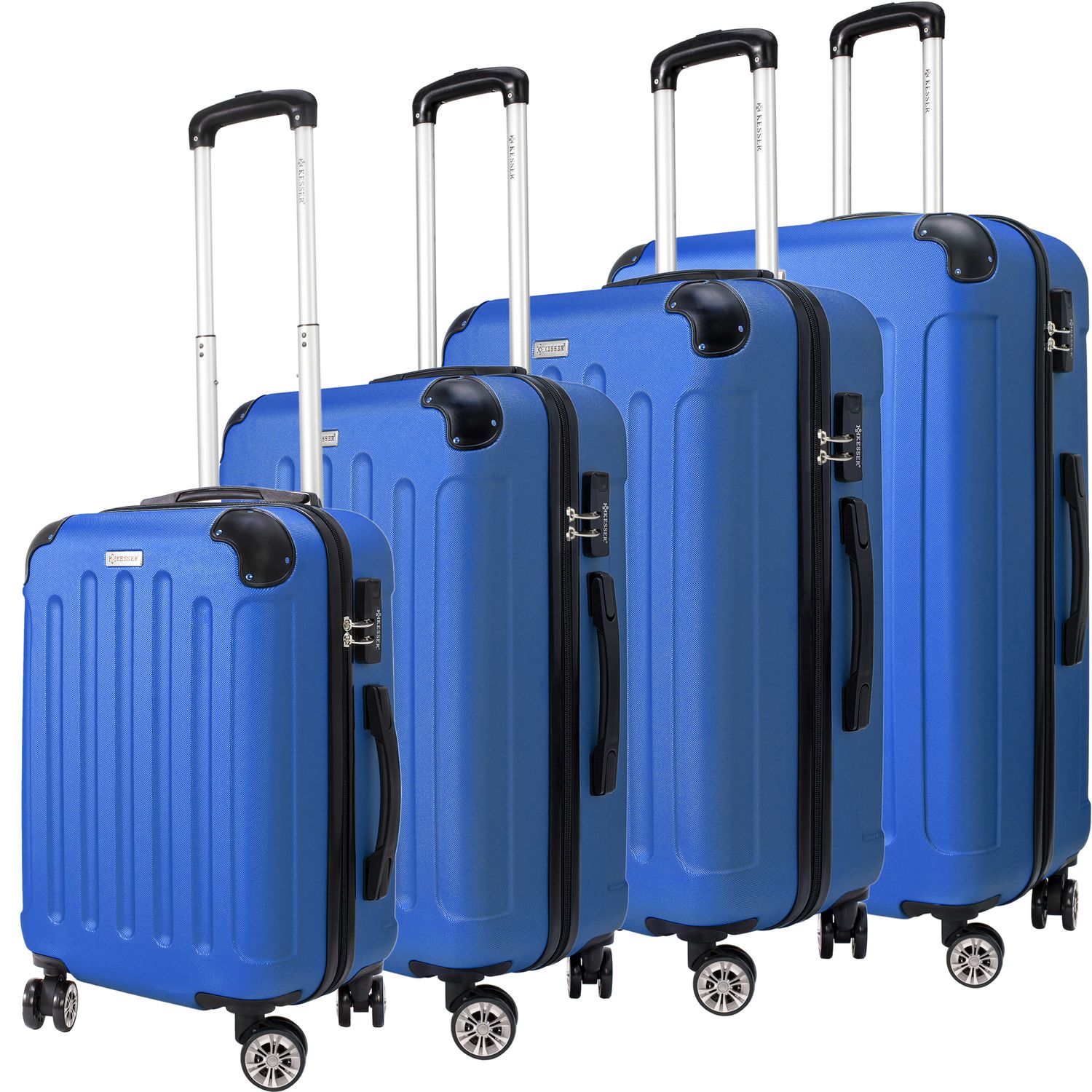 KESSER&reg; 4er Reisekoffer Set Trolley Hartschale Hartschalenkoffer Koffer S-M-L-XL - Bild 1