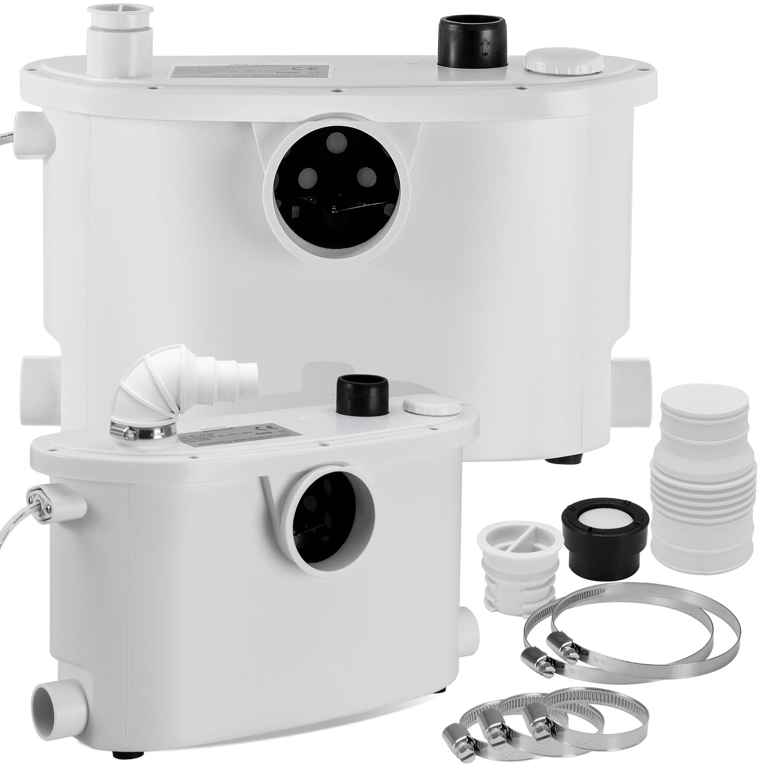 KESSER&reg; Hebeanlage Kleinhebeanlage ? F&auml;kalienpumpe ? mit integriertem R&uuml;ckschlagventil ? 400 Watt ? WC Toiletten ? Dusche ? Badewannen ? Waschbecken ? Sp&uuml;lmaschinen Abwasser Haushaltspumpe Sanit&auml;r - Bild 1