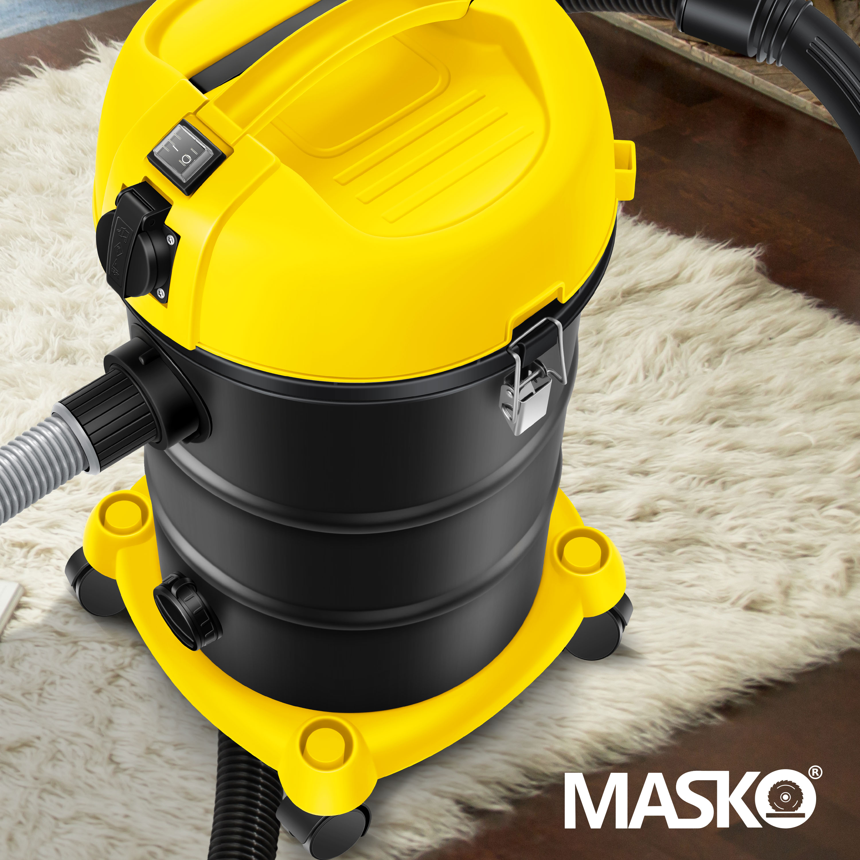 MisterVac Staubsauger-Düsenset – 3-teilig, Kompatibel Mit Karcher K 606DW Industriestaubsauger