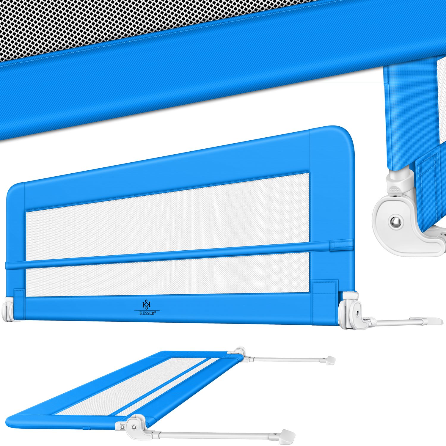 KESSER&reg; Bettgitter Bettschutzgitter Kinderbettgitter f&uuml;r Kinder Babybettgitter Kinderbettschutzgitter - Bild 1